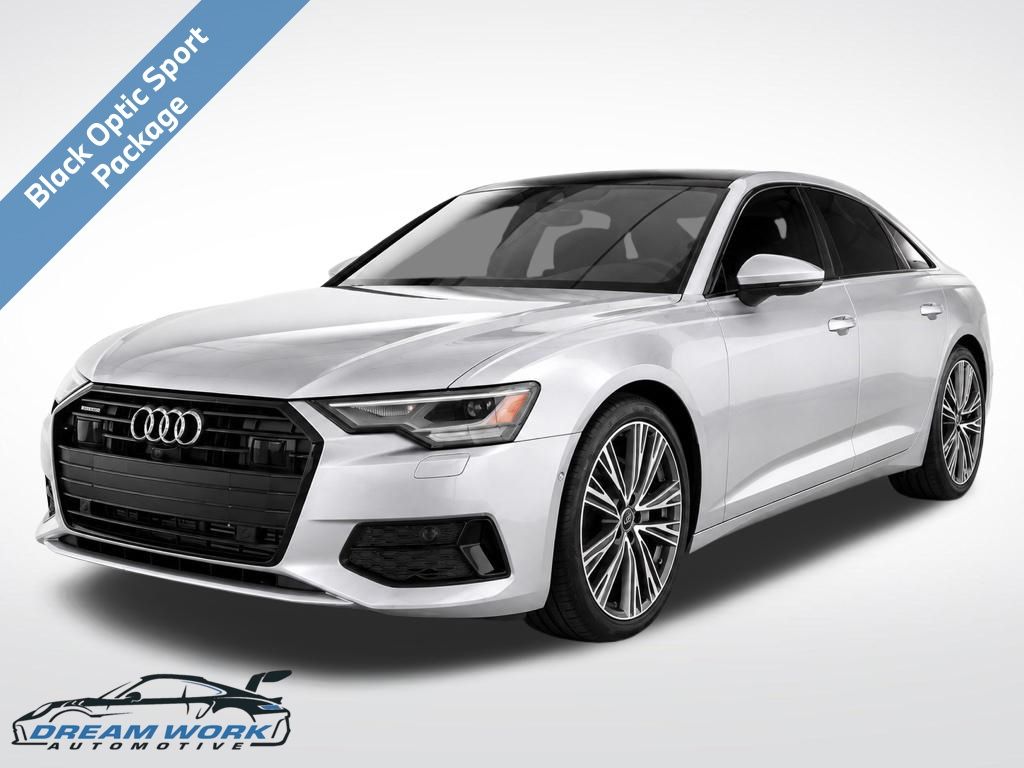 Silver Metallic 2023 Audi A6 Sedan All-Wheel Drive 7-Speed Automatic