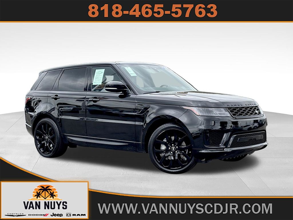Black 2022 Land Rover Range Rover Sport Pickup Truck All-Wheel Drive 8-Speed Automatic