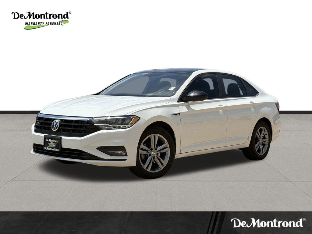 2019 Volkswagen Jetta R-Line White at DeMontrond Auto Country