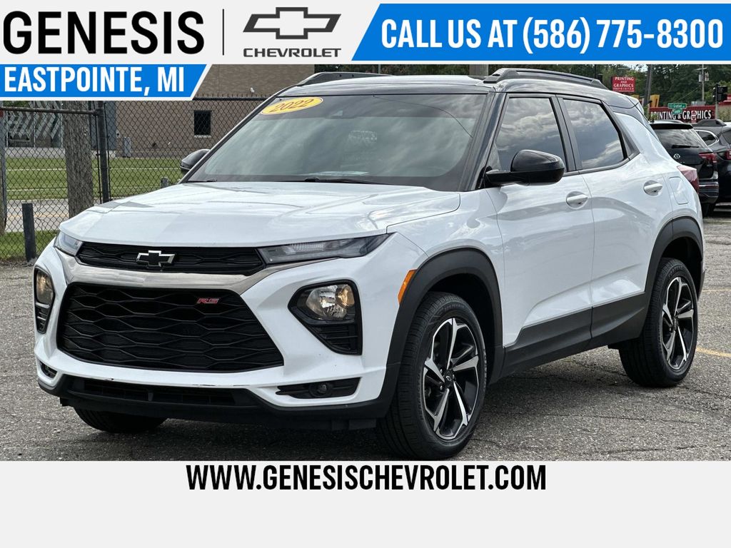 Summit White 2022 Chevrolet Trailblazer SUV / Crossover Four-Wheel Drive 9-Speed Automatic