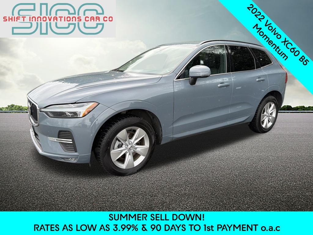 Gray 2022 Volvo XC60 SUV / Crossover All-Wheel Drive Automatic