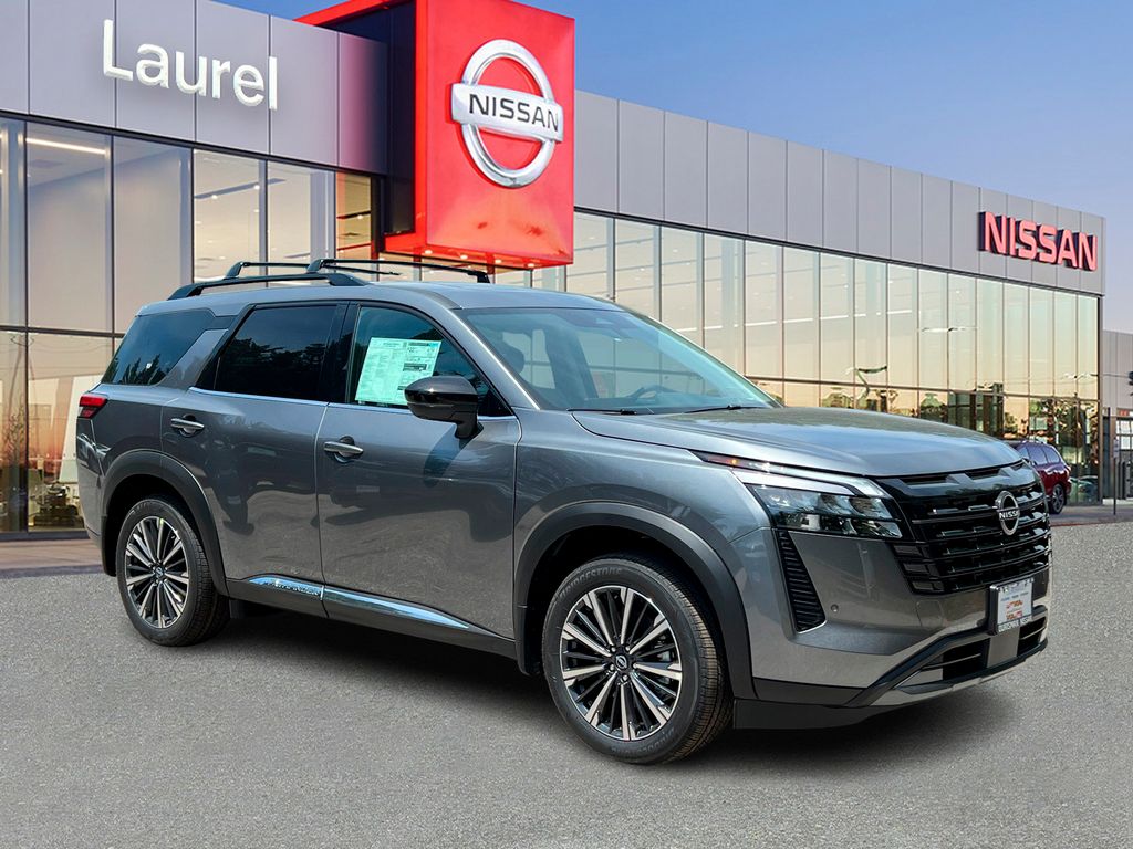 Gray (Gun Metallic) 2026 Nissan Pathfinder Platinum 4WD SUV / Crossover All-Wheel Drive 9-Speed Automatic