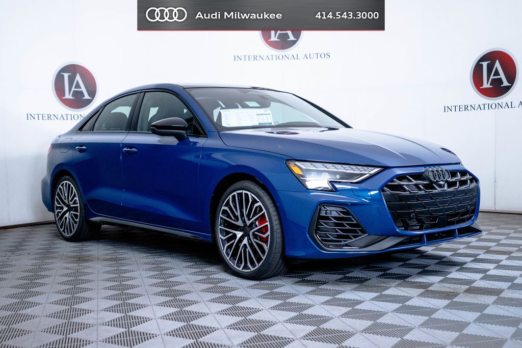 Ascari Blue Metallic 2026 Audi S3 Sedan All-Wheel Drive 7-Speed Automatic