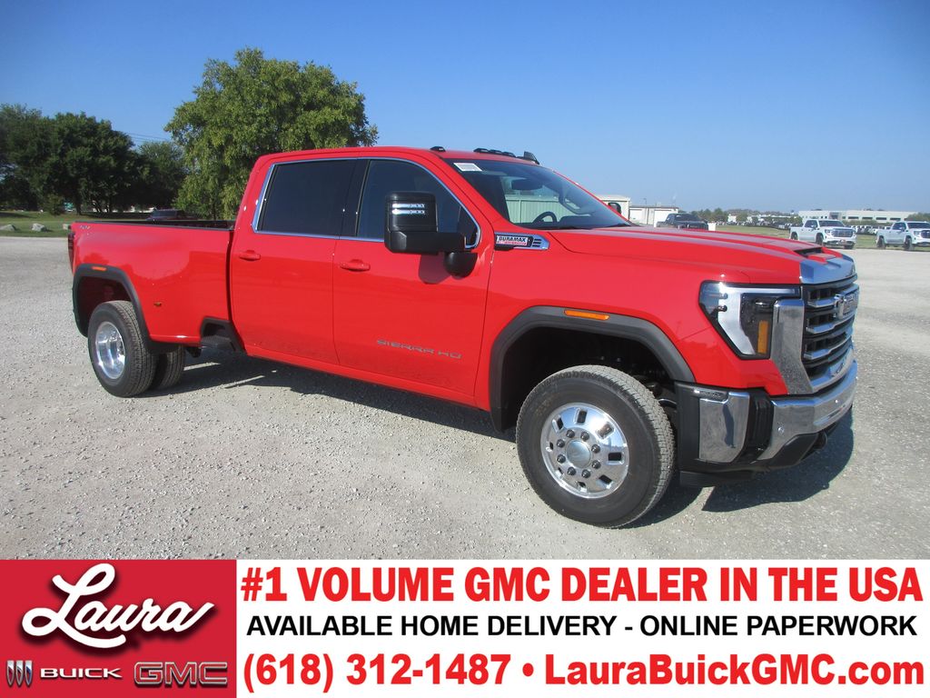Cardinal Red 2026 GMC Sierra 3500HD Pickup Truck Four-Wheel Drive Automatic