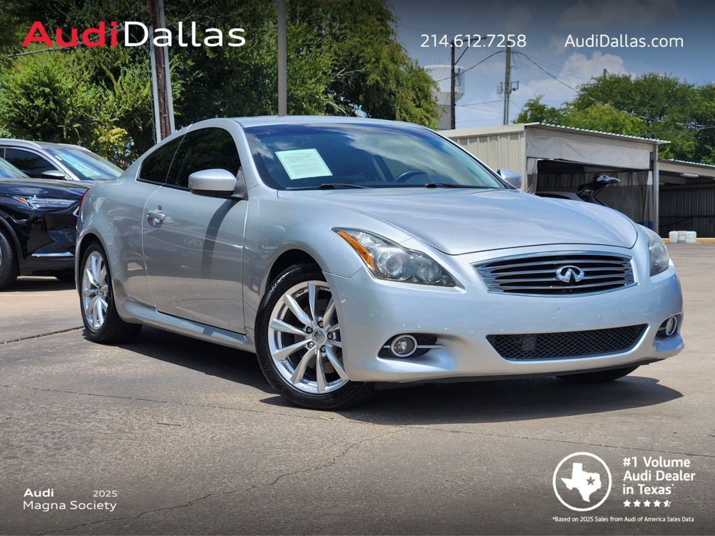 Gray (Liquid Platinum) 2011 INFINITI G37 Coupe Rear-Wheel Drive 7-Speed Automatic