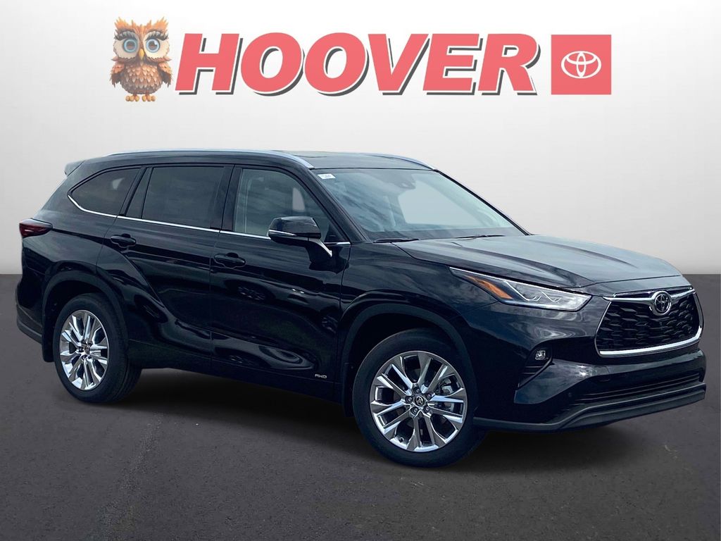 Midnight Black 2026 Toyota Highlander Hybrid Limited AWD SUV / Crossover All-Wheel Drive Continuously Variable Transmission