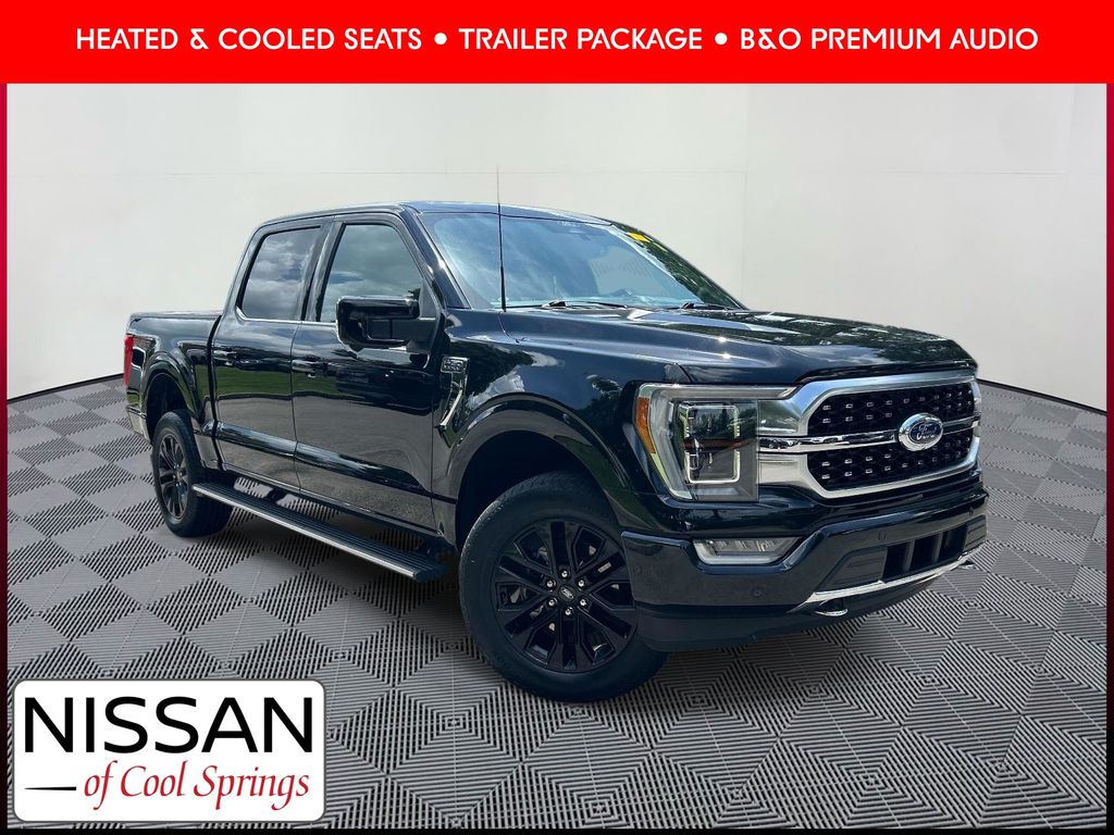 Black Metallic 2022 Ford F-150 Pickup Truck Four-Wheel Drive Automatic