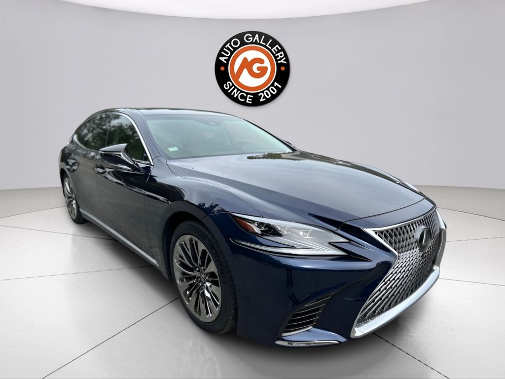 Blue 2019 Lexus LS 500 RWD Sedan Rear-Wheel Drive Automatic