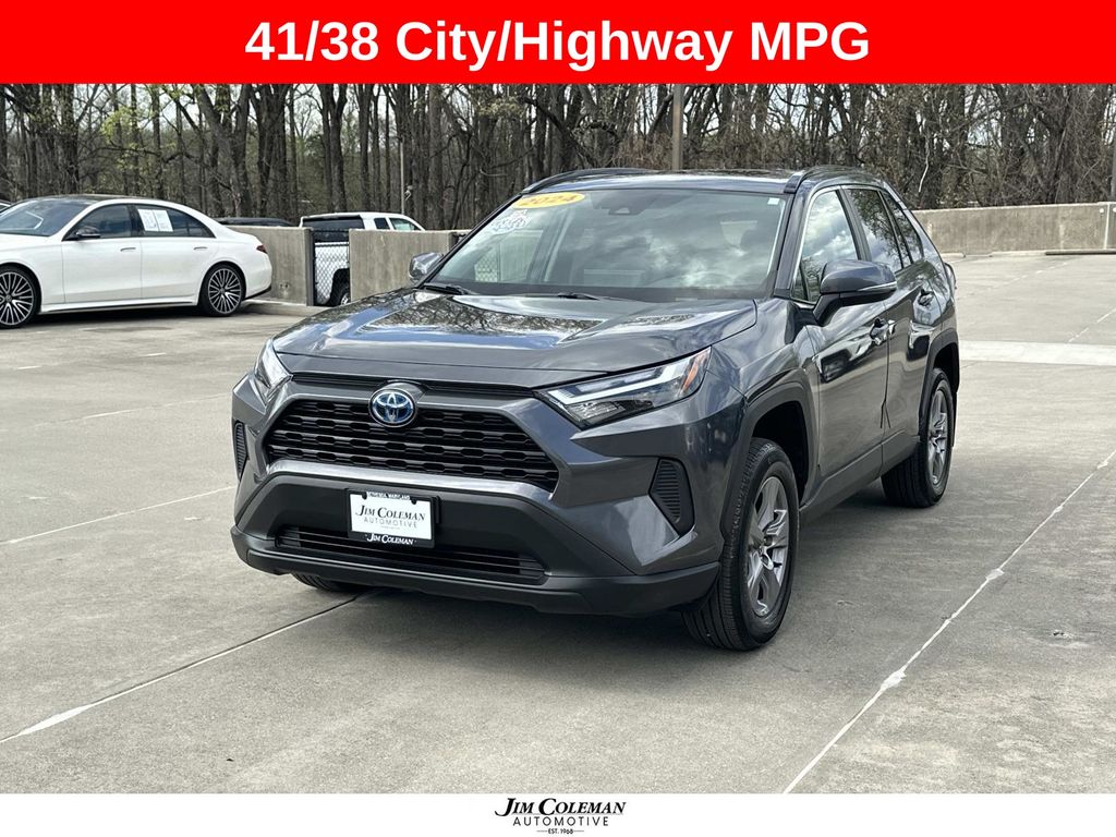 Magnetic Gray Metallic 2024 Toyota RAV4 Hybrid XLE AWD SUV / Crossover All-Wheel Drive Continuously Variable Transmission