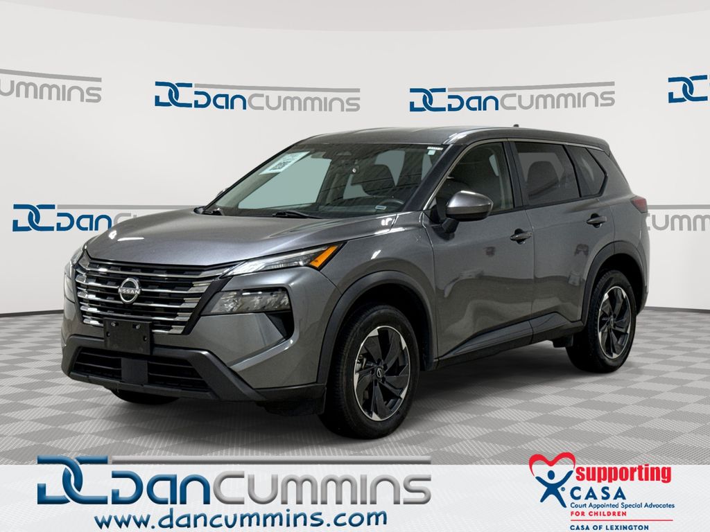Gray (Gun Metallic) 2024 Nissan Rogue SUV / Crossover Front-Wheel Drive Continuously Variable Transmission
