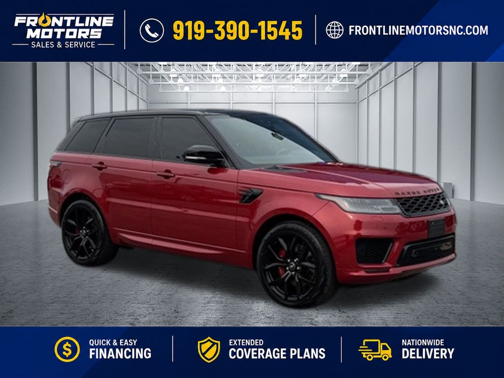 Red 2018 Land Rover Range Rover Sport SUV / Crossover All-Wheel Drive 8-Speed Automatic
