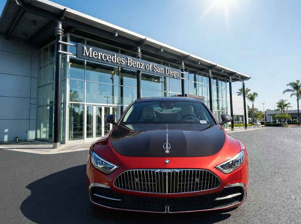 MANUFAKTUR Garnet Red Metallic (Red Ambiance) 2026 Mercedes-Benz SL-Class Convertible All-Wheel Drive 9-Speed Automatic