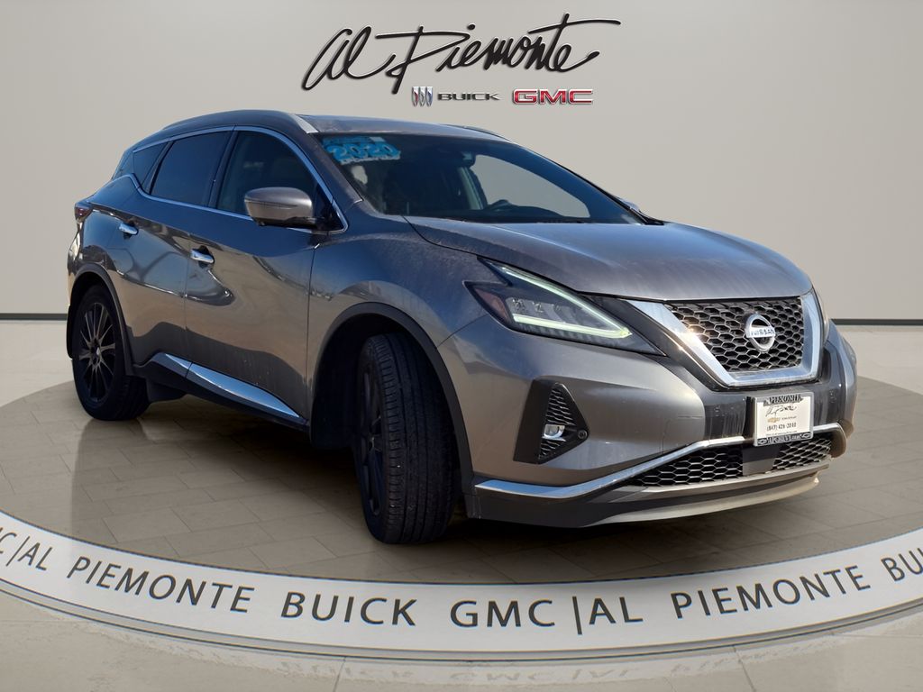 Gray (Gun Metallic) 2020 Nissan Murano Platinum AWD SUV / Crossover All-Wheel Drive Continuously Variable Transmission