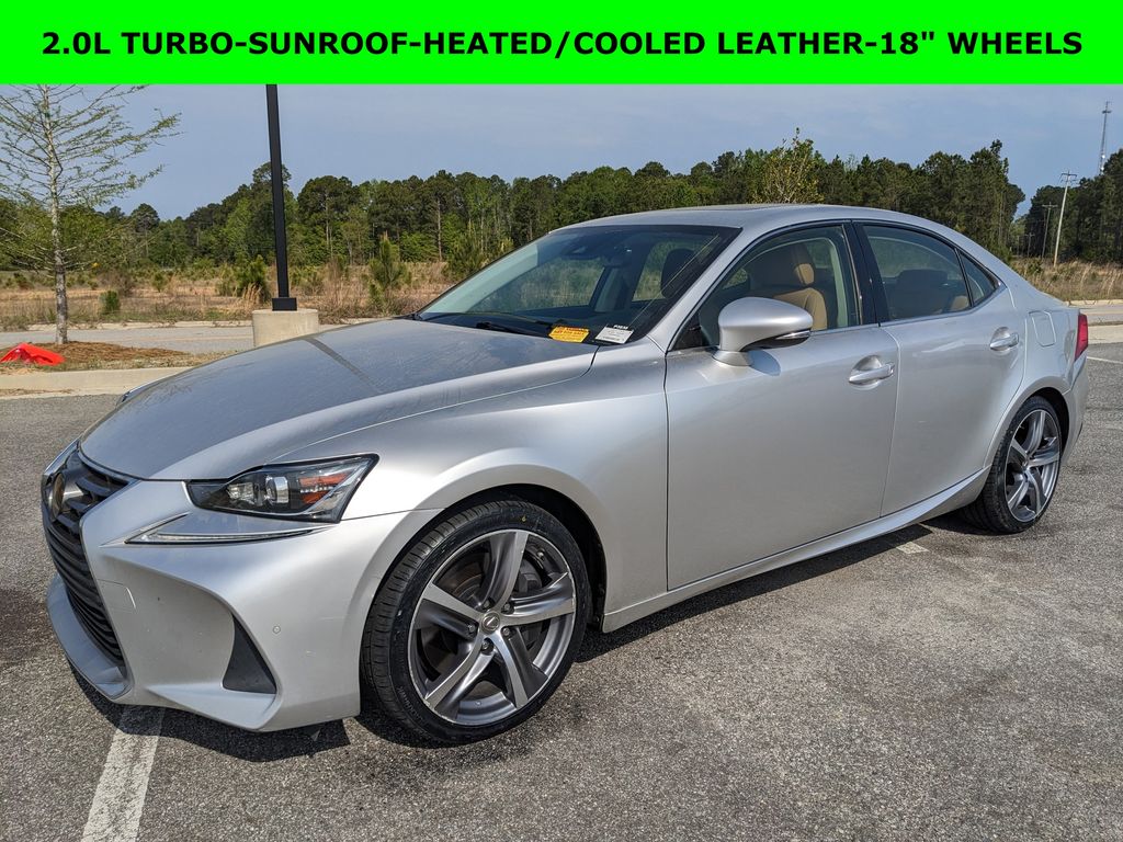 Gray (Liquid Platinum) 2019 Lexus IS 300 RWD Sedan Rear-Wheel Drive 8-Speed Dual Clutch