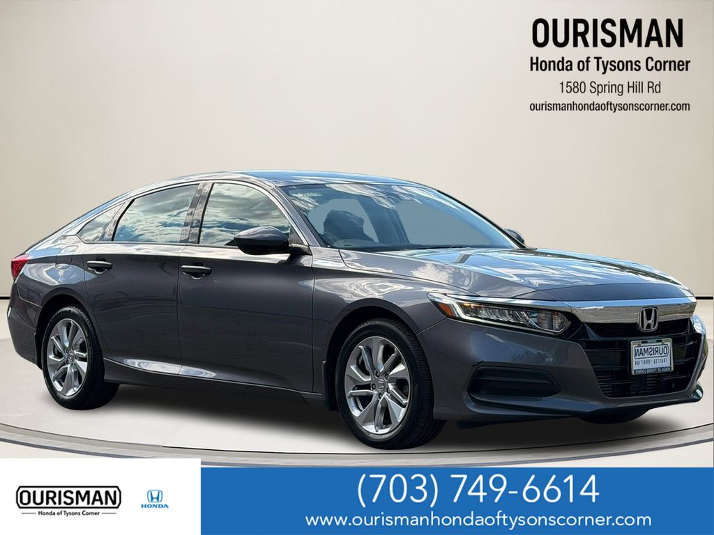 Gray (Modern Steel Metallic) 2019 Honda Accord Sedan Front-Wheel Drive Continuously Variable Transmission