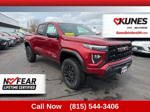 Volcanic Red Tintcoat 2026 GMC Canyon Elevation Crew Cab 4WD Pickup Truck Four-Wheel Drive 8-Speed Automatic