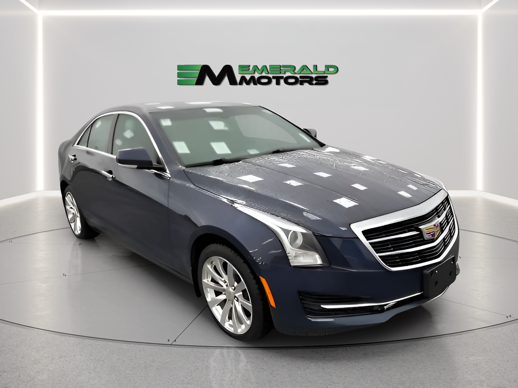 Blue 2018 Cadillac ATS 2.0T Luxury AWD Sedan All-Wheel Drive 8-Speed Automatic