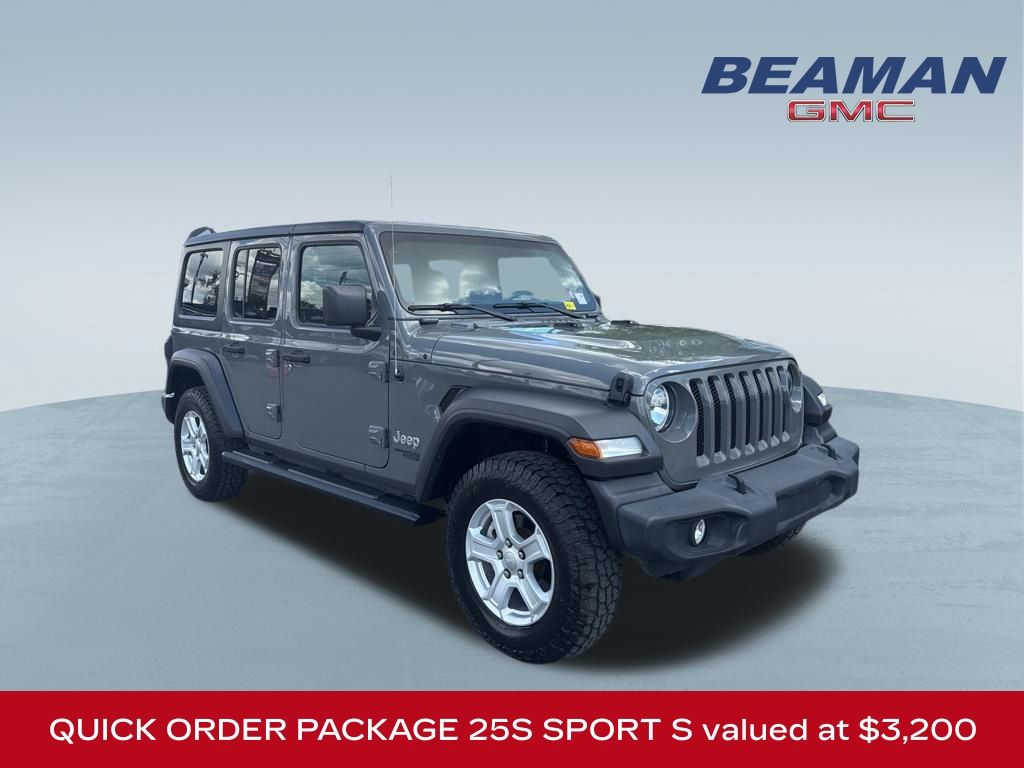 Sting-Gray Clearcoat 2021 Jeep Wrangler Unlimited Sport S 4WD SUV / Crossover Four-Wheel Drive 8-Speed Automatic