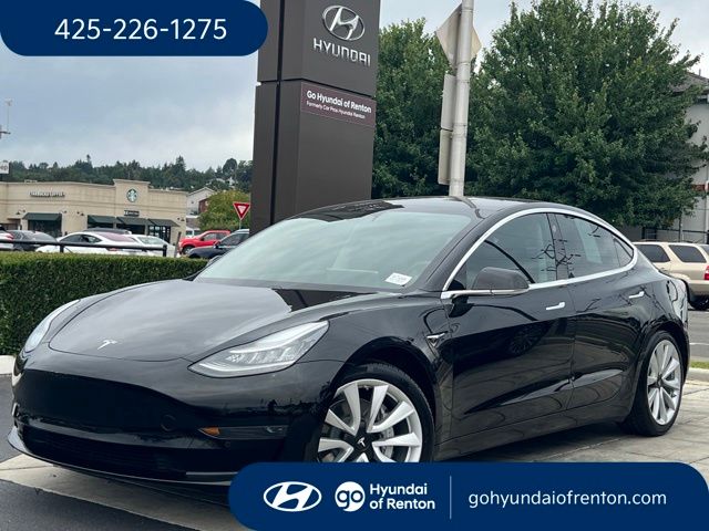 Black 2020 Tesla Model 3 Sedan All-Wheel Drive 1-Speed Automatic