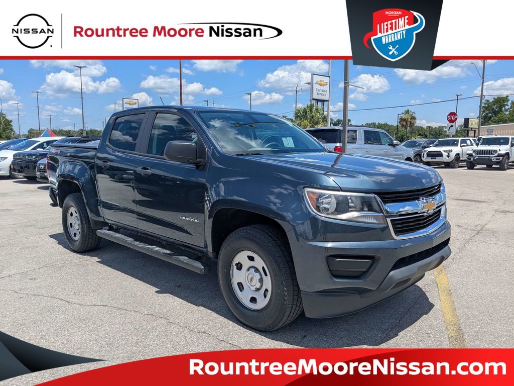 Shadow Gray Metallic 2019 Chevrolet Colorado Work Truck Crew Cab 4WD Pickup Truck Four-Wheel Drive 8-Speed Automatic