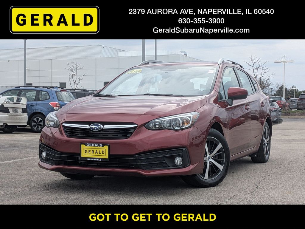 Crimson Red Pearl 2023 Subaru Impreza Premium Wagon AWD Wagon All-Wheel Drive Continuously Variable Transmission