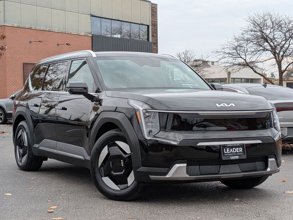 Ebony Black 2026 Kia EV9 Wind AWD SUV / Crossover All-Wheel Drive 1-Speed Automatic