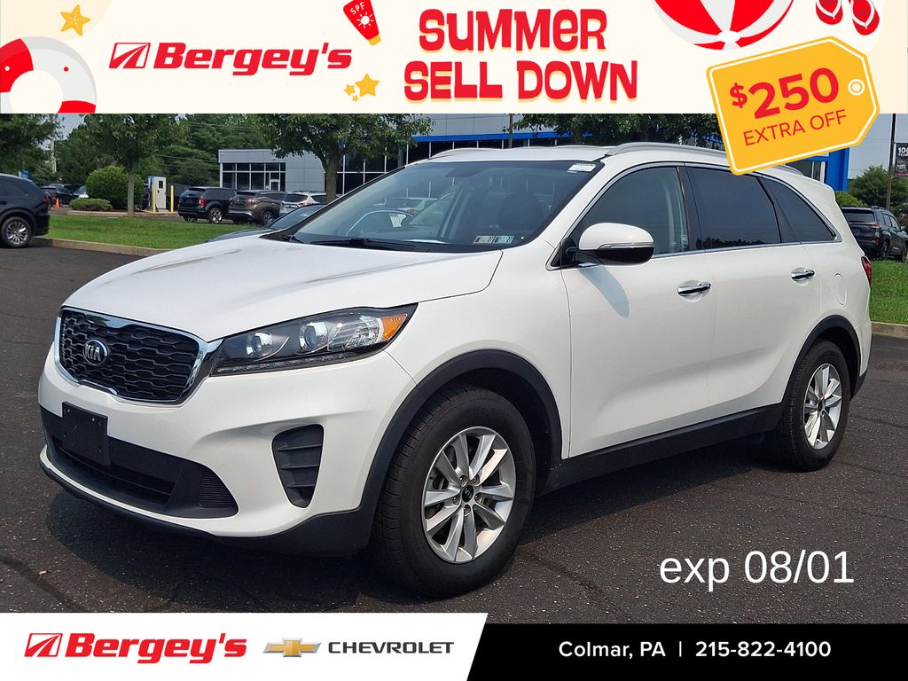 Snow White Pearl 2019 Kia Sorento SUV / Crossover Front-Wheel Drive 6-Speed Automatic