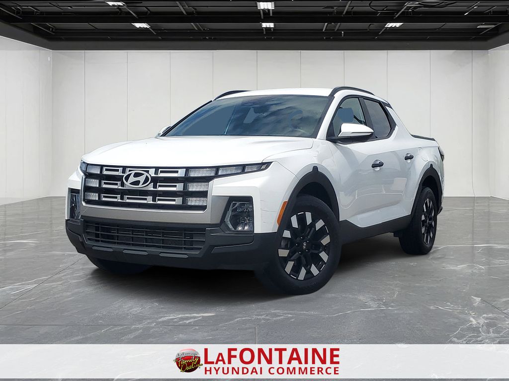White 2026 Hyundai Santa Cruz Pickup Truck All-Wheel Drive 8-Speed Automatic