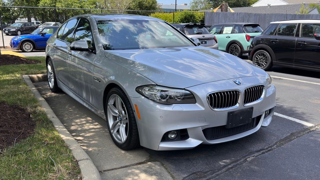 Glacier Silver Metallic 2016 BMW 5 Series 535i Sedan RWD Sedan Rear-Wheel Drive 8-Speed Automatic