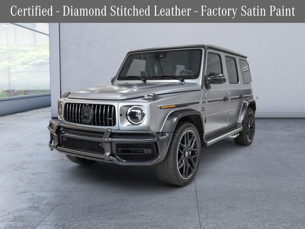 Gray (MANUFAKTUR Platinum Magno) 2024 Mercedes-Benz G-Class SUV / Crossover All-Wheel Drive 9-Speed Automatic