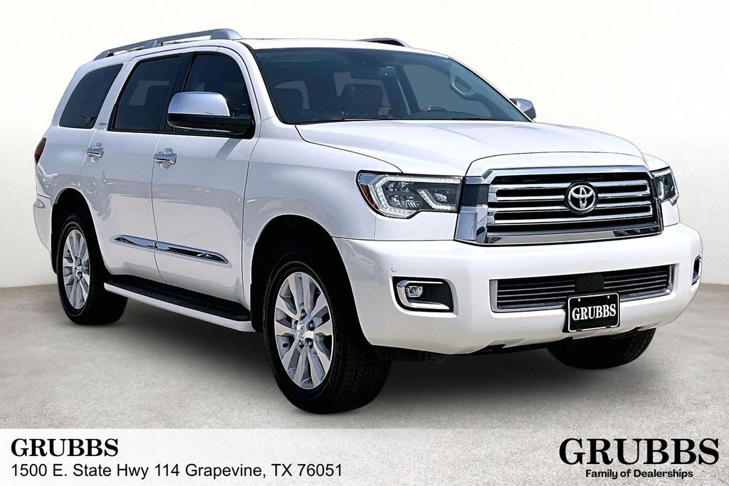 White (Blizzard Pearl) 2019 Toyota Sequoia Platinum 4WD SUV / Crossover Four-Wheel Drive 6-Speed Automatic