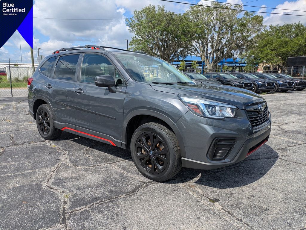 Magnetite Gray Metallic 2020 Subaru Forester 2.5i Sport AWD SUV / Crossover All-Wheel Drive Continuously Variable Transmission