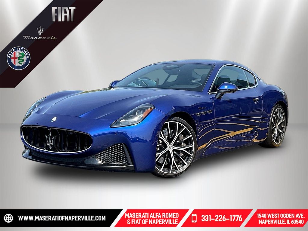 Blu Emozione Metallic 2024 Maserati GranTurismo Coupe All-Wheel Drive 8-Speed Automatic