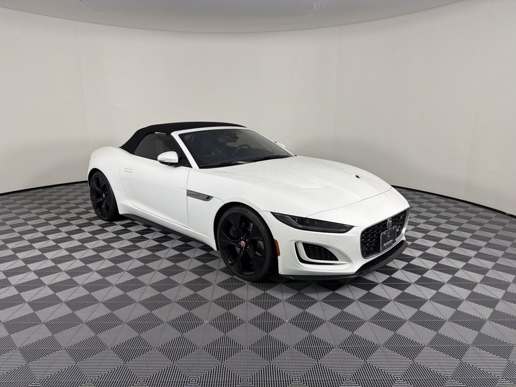 White 2021 Jaguar F-TYPE R-Dynamic Convertible AWD Convertible All-Wheel Drive 8-Speed Automatic