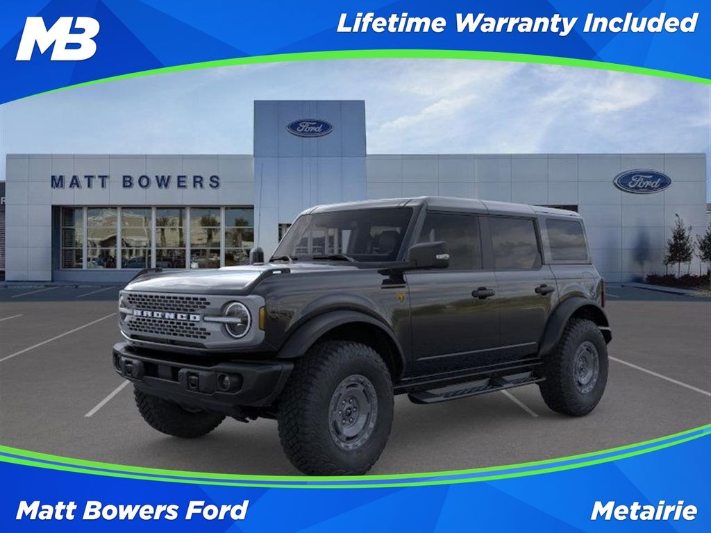 Shadow Black 2025 Ford Bronco SUV / Crossover Four-Wheel Drive Automatic