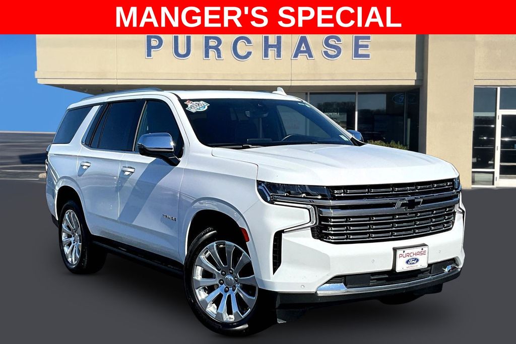 Summit White 2022 Chevrolet Tahoe Premier 4WD SUV / Crossover Four-Wheel Drive