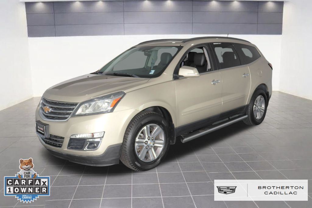 Champagne Silver Metallic 2015 Chevrolet Traverse SUV / Crossover All-Wheel Drive 6-Speed Automatic