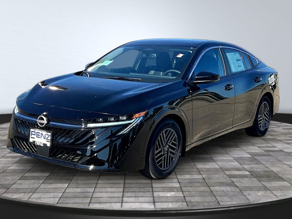 Super Black 2026 Nissan Sentra Sedan Front-Wheel Drive Continuously Variable Transmission