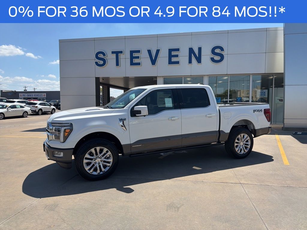 Star White Metallic Tri-Coat 2026 Ford F-150 Pickup Truck Four-Wheel Drive Automatic