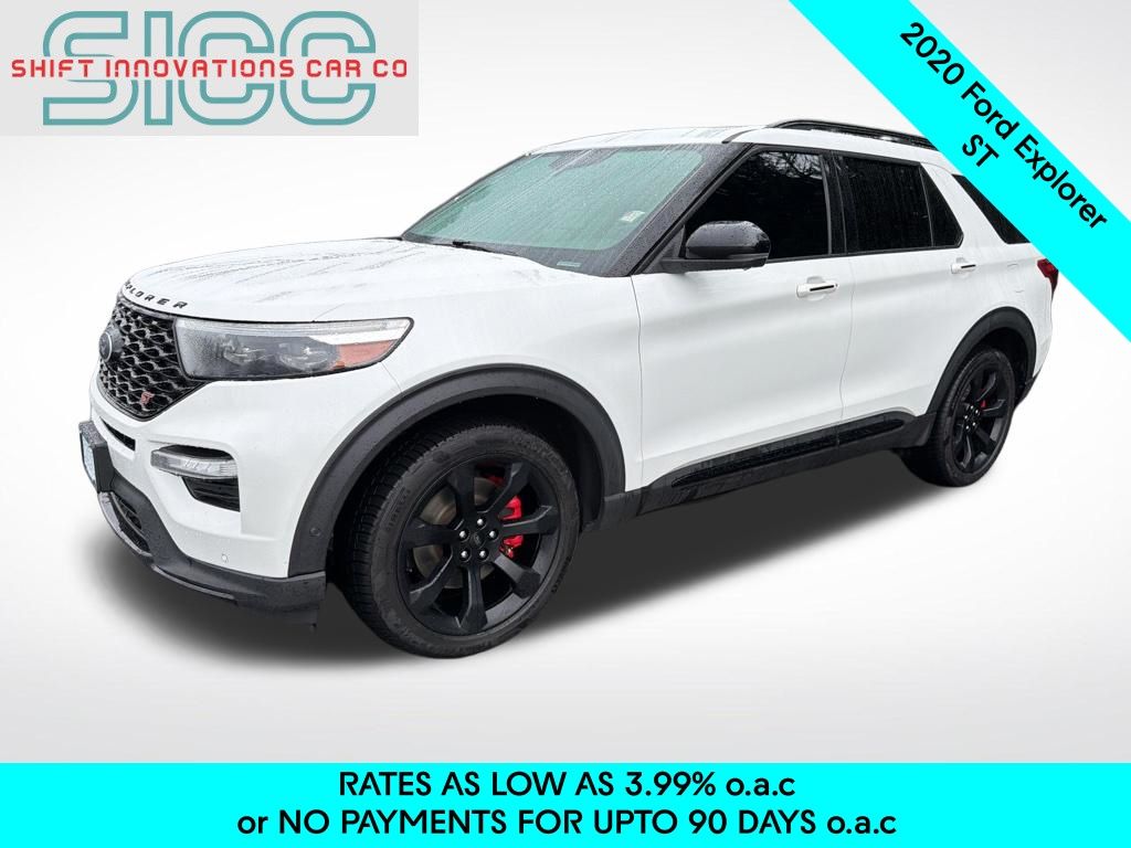 White Metallic 2020 Ford Explorer ST AWD SUV / Crossover All-Wheel Drive Automatic