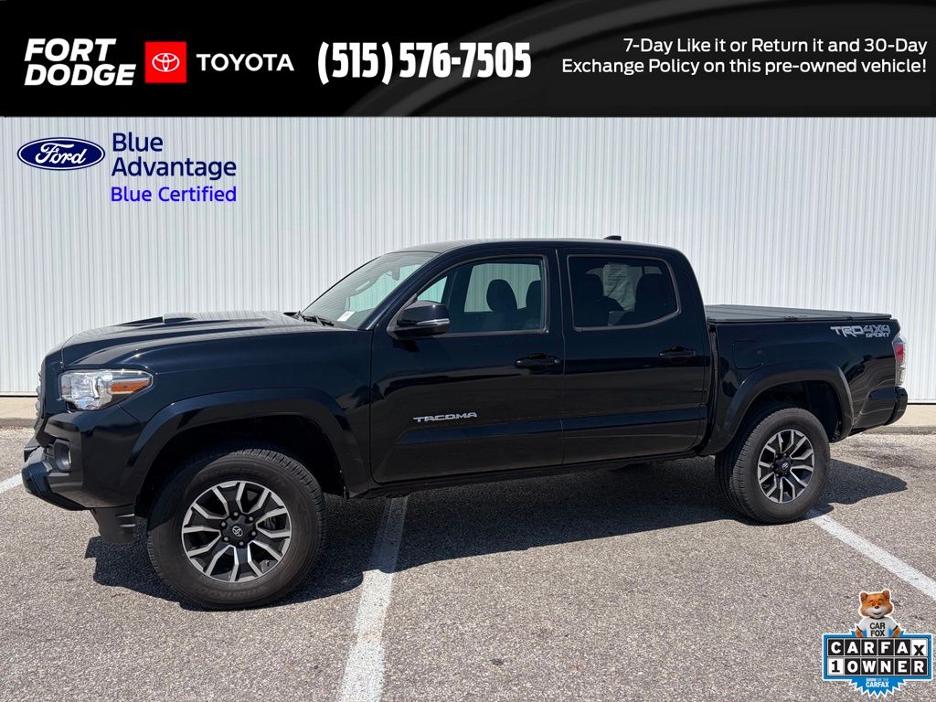 Midnight Black Metallic 2020 Toyota Tacoma Pickup Truck Four-Wheel Drive 6-Speed Automatic