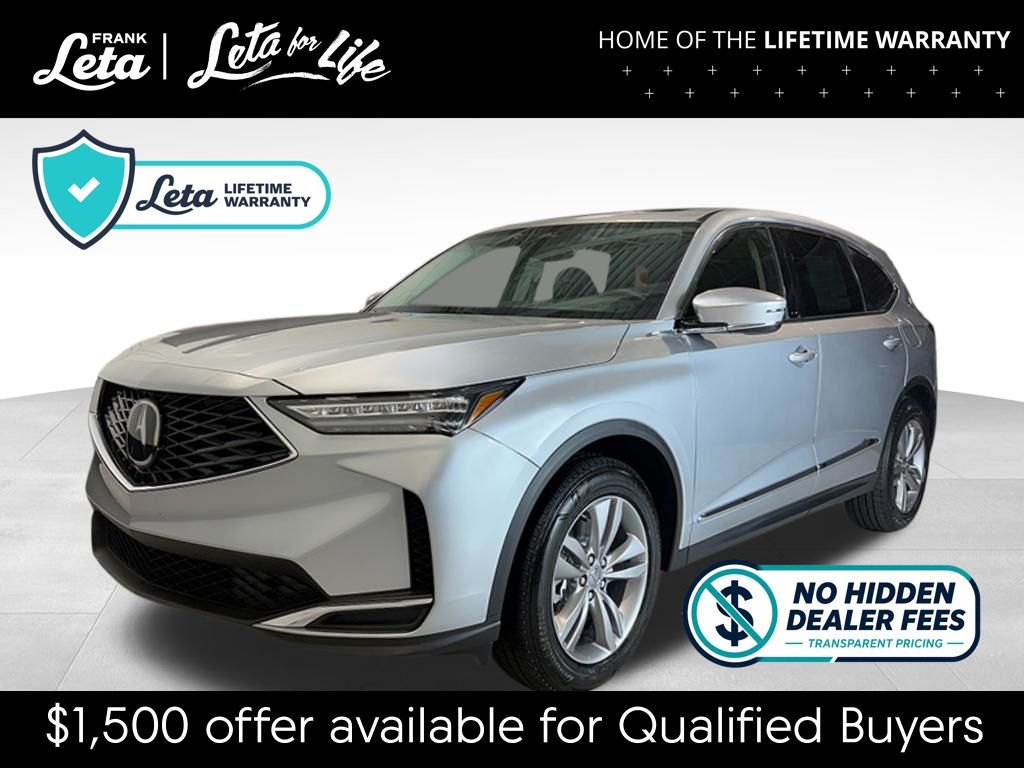 Solar Silver Metallic 2026 Acura MDX SUV / Crossover All-Wheel Drive Automatic