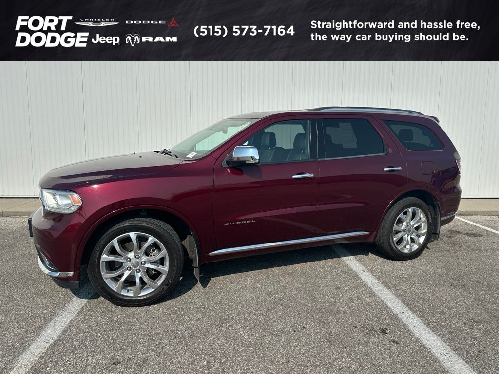 Red Pearl Coat 2016 Dodge Durango SUV / Crossover All-Wheel Drive 8-Speed Automatic