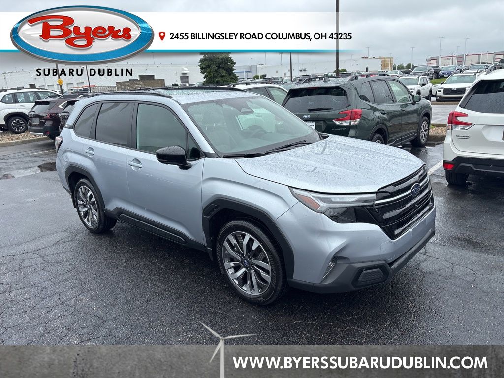 Ice Silver Metallic 2026 Subaru Forester Touring Crossover AWD SUV / Crossover All-Wheel Drive Continuously Variable Transmission