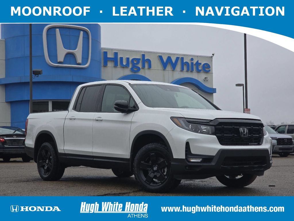 Platinum White Pearl 2026 Honda Ridgeline Pickup Truck All-Wheel Drive 9-Speed Automatic