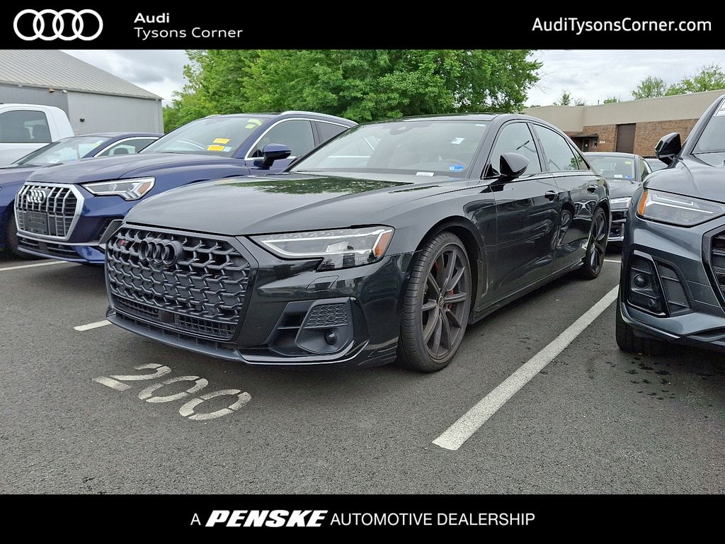 Gray Metallic 2023 Audi S8 4.0T quattro Sedan All-Wheel Drive 8-Speed Automatic