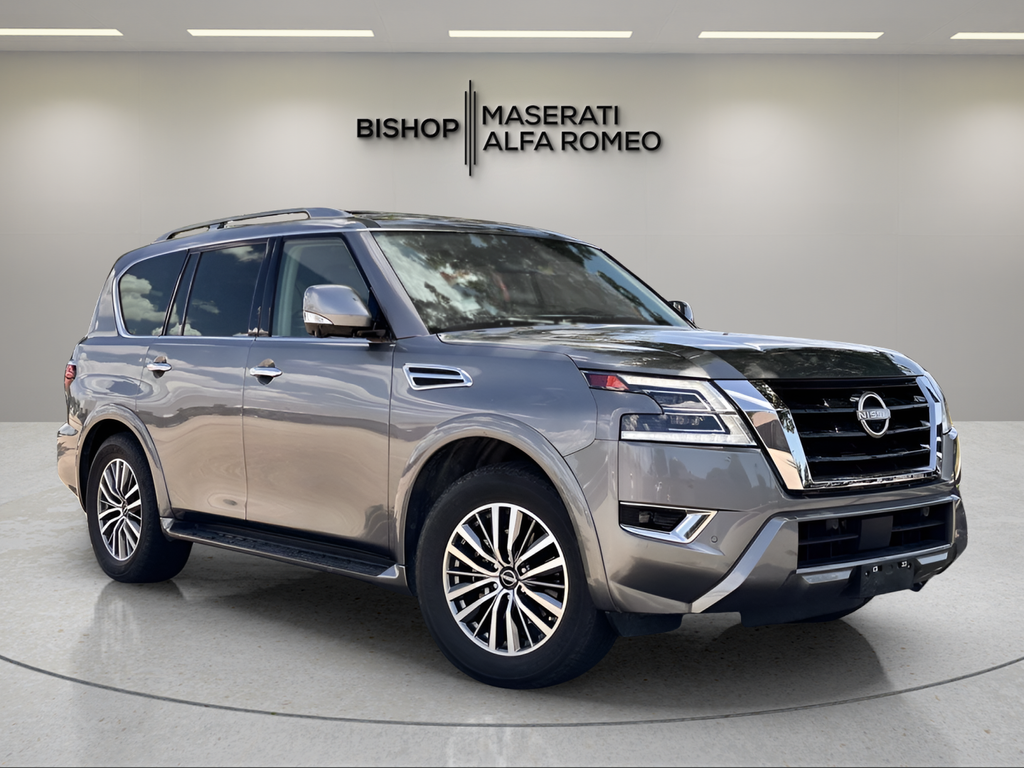 Gray (Gun Metallic) 2023 Nissan Armada SL RWD SUV / Crossover 4X2 7-Speed Automatic