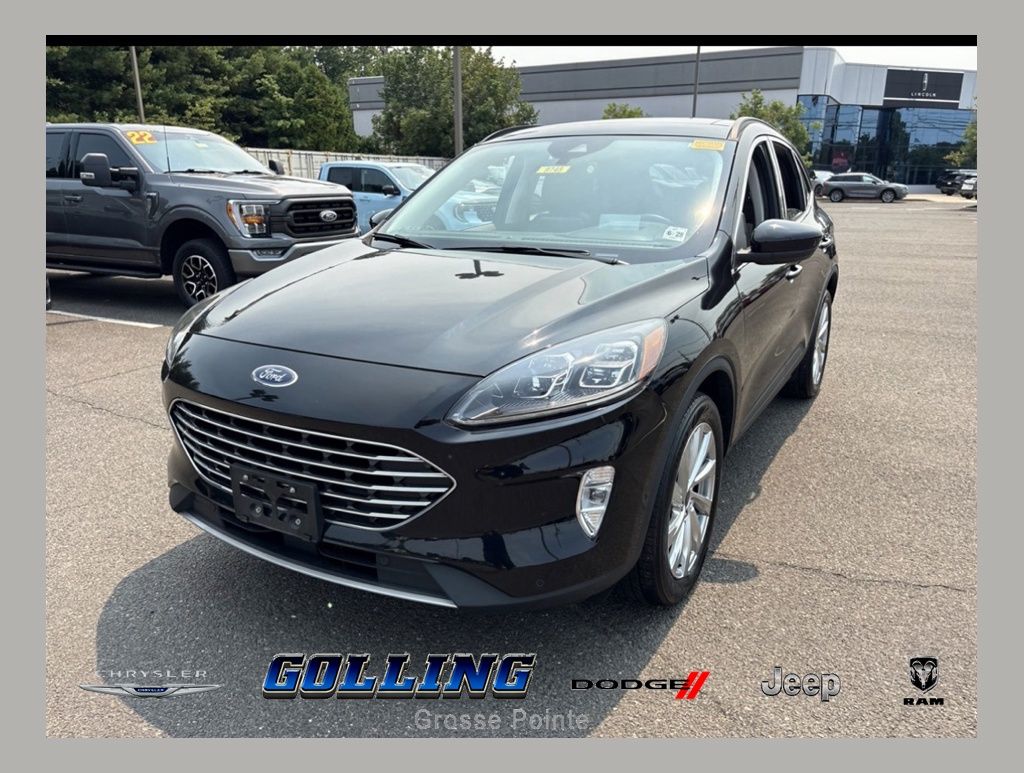 Black Metallic 2022 Ford Escape SUV / Crossover All-Wheel Drive 8-Speed Automatic
