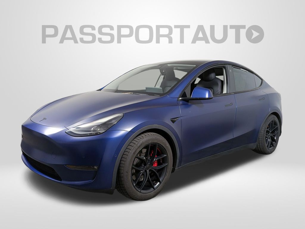 Black 2022 Tesla Model Y SUV / Crossover All-Wheel Drive 1-Speed Automatic