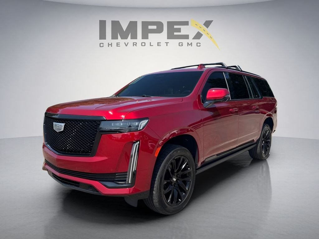 Radiant Red Tintcoat 2023 Cadillac Escalade ESV SUV / Crossover Four-Wheel Drive Automatic